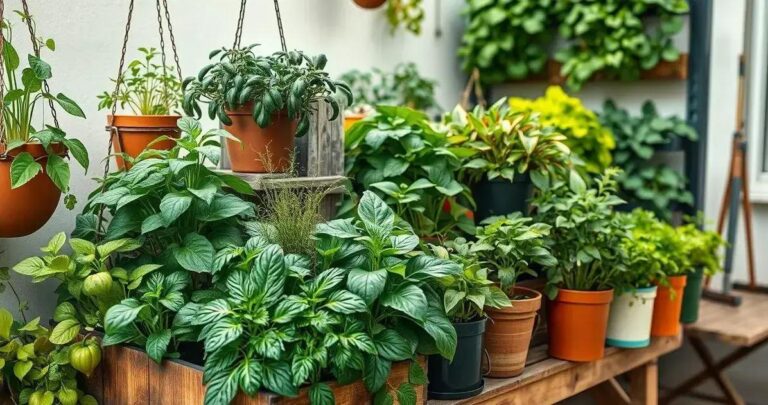 Horta em pequenos espaços