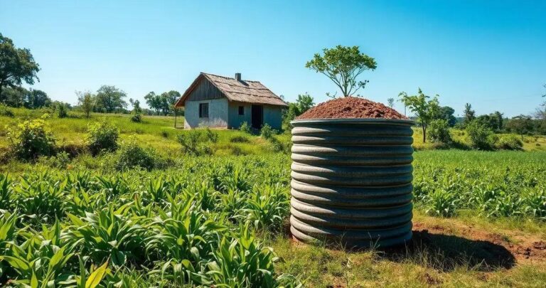 Sistema de fossa biodigestora